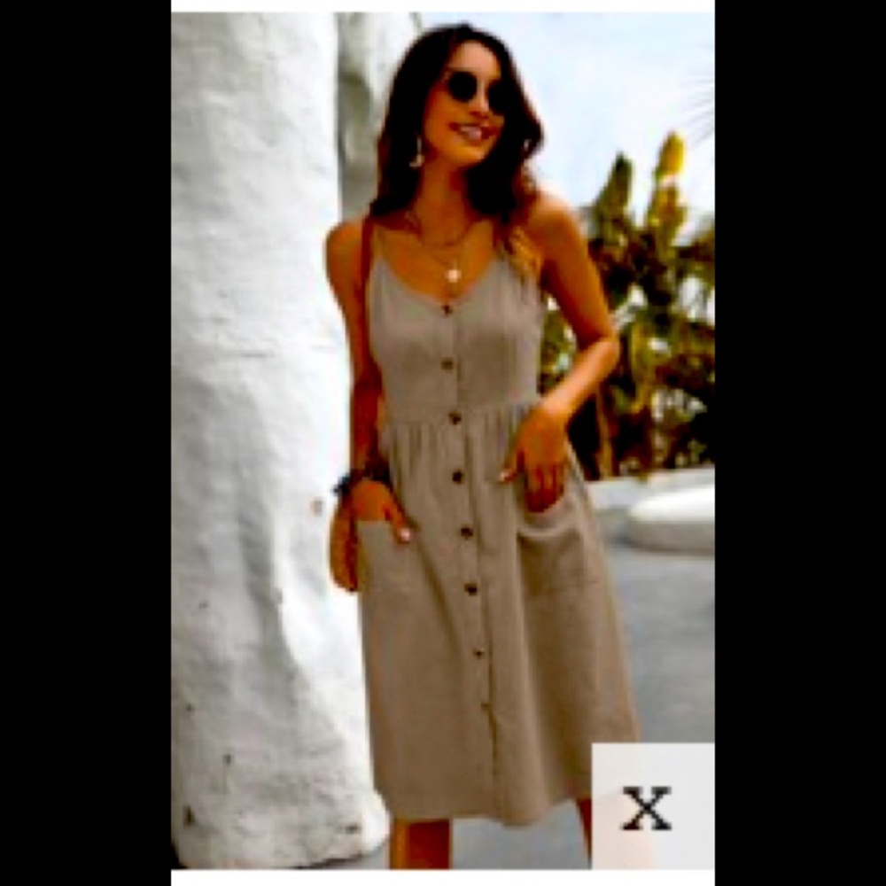 🌸NWOT stylish linen sundress 🌸